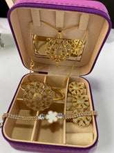 Luxury Floral Jewelry Set for Women | Gold Plated Necklace, Earrings & Bracelet with Premium Box